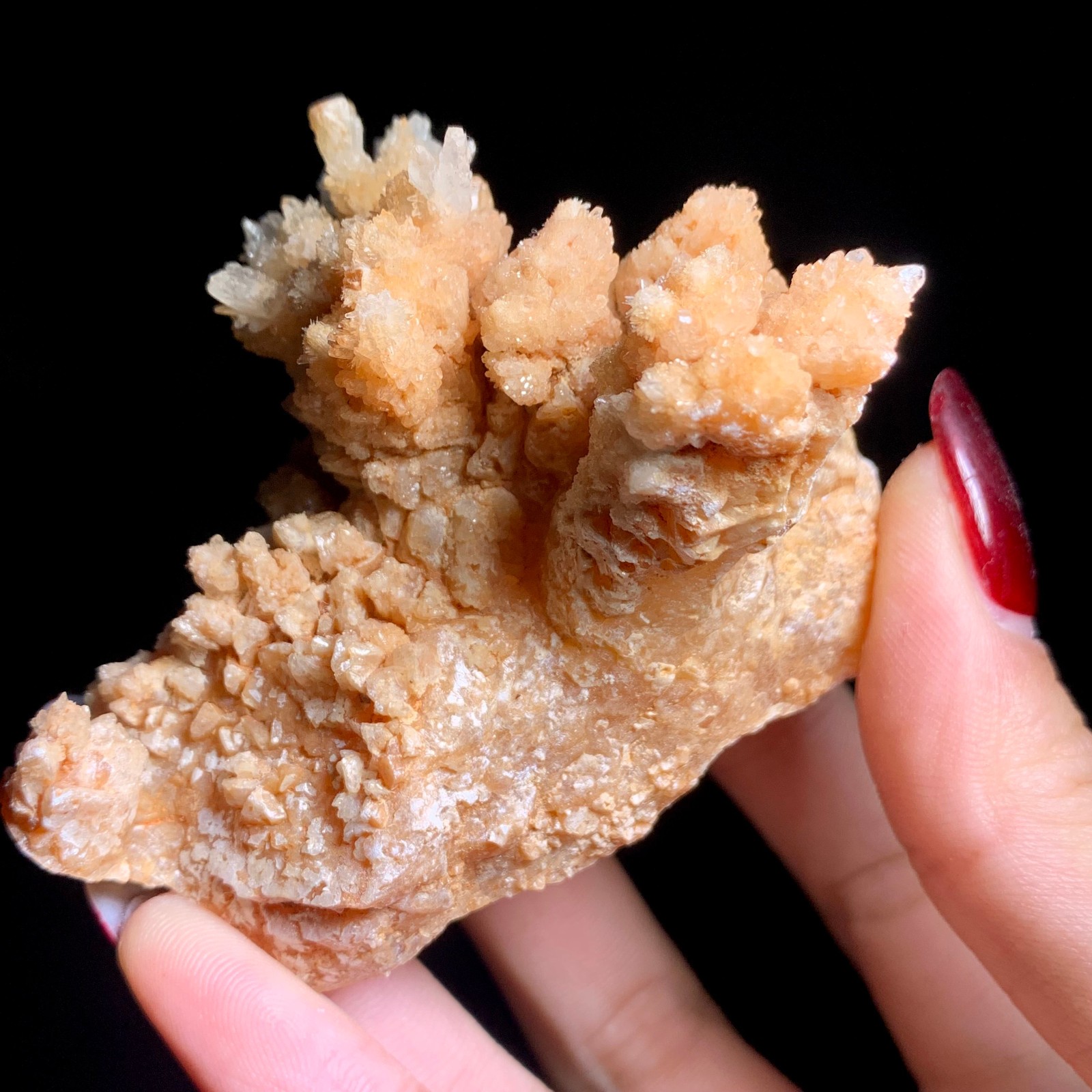120G Specia Natural Beautiful Plaster Flower Mineral Specimen/Gift