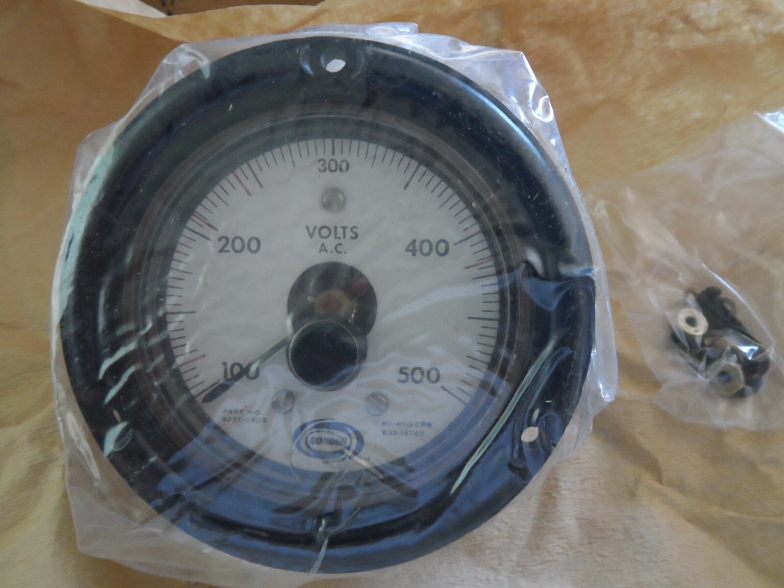 VINTAGE PHAOSTRON METER 500 VAC NEW
