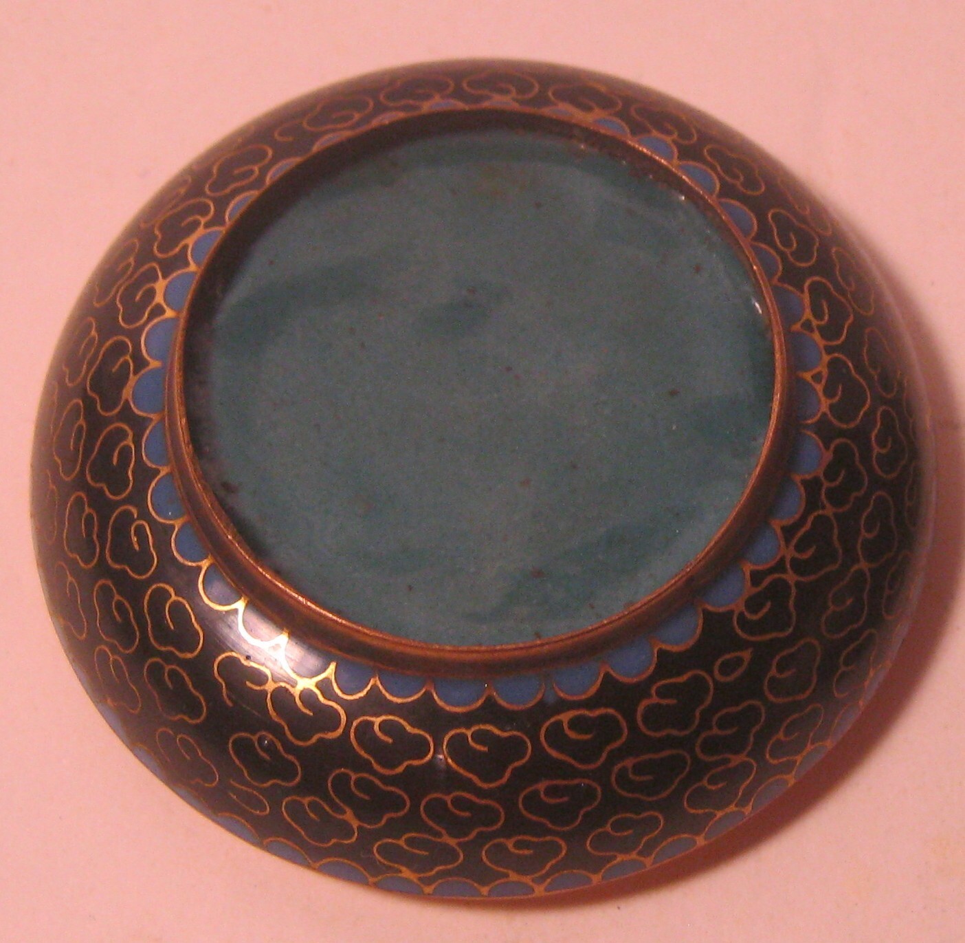 Lovely Round CLOISONNE Ring Box EXCELLENT Condition!!!