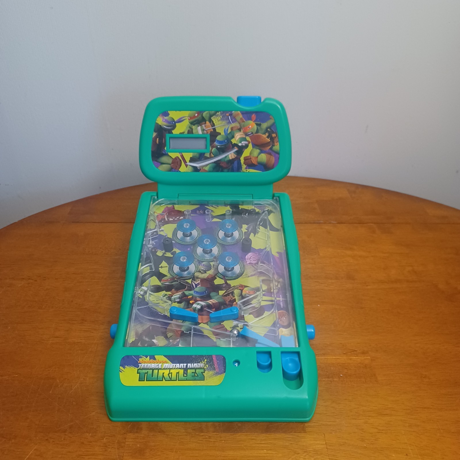 Nickelodeon Teenage Mutant Ninja Turtles Tabletop Pinball Game Light Sound 2009