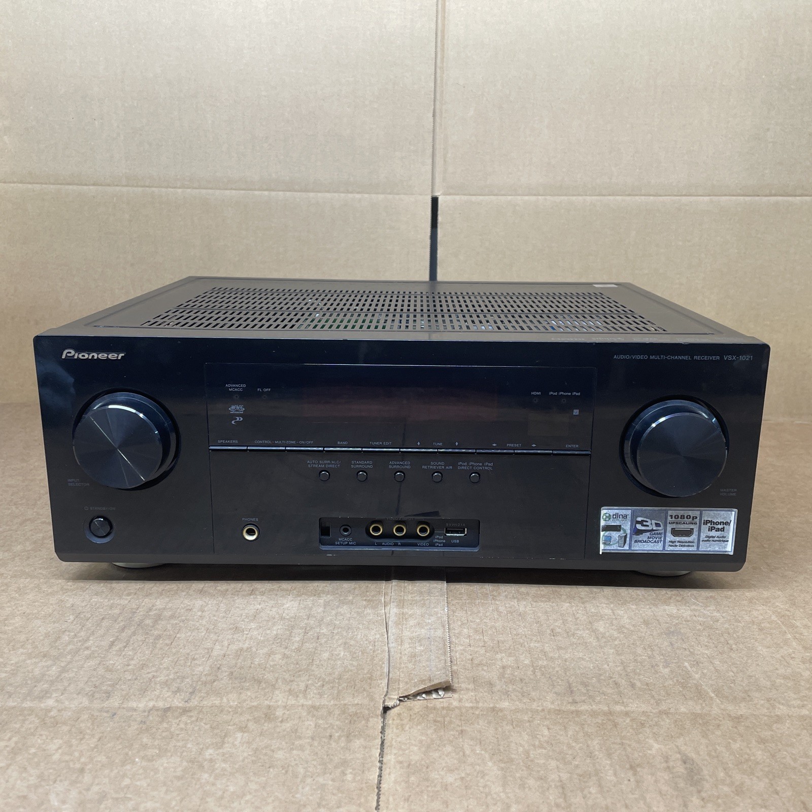 Pioneer VSX-1021-K 7.1 Channel Home Theater HDMI A/V Receiver | Black *READ*