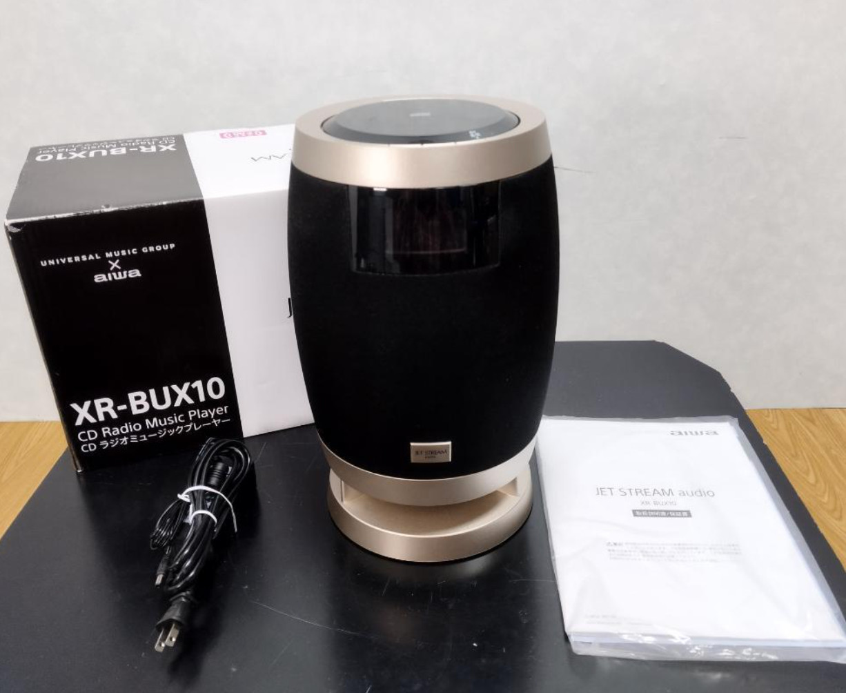 Aiwa Jet Stream Bluetooth AM/FM CD Player Speaker XR-BUX10 Japan #S0001