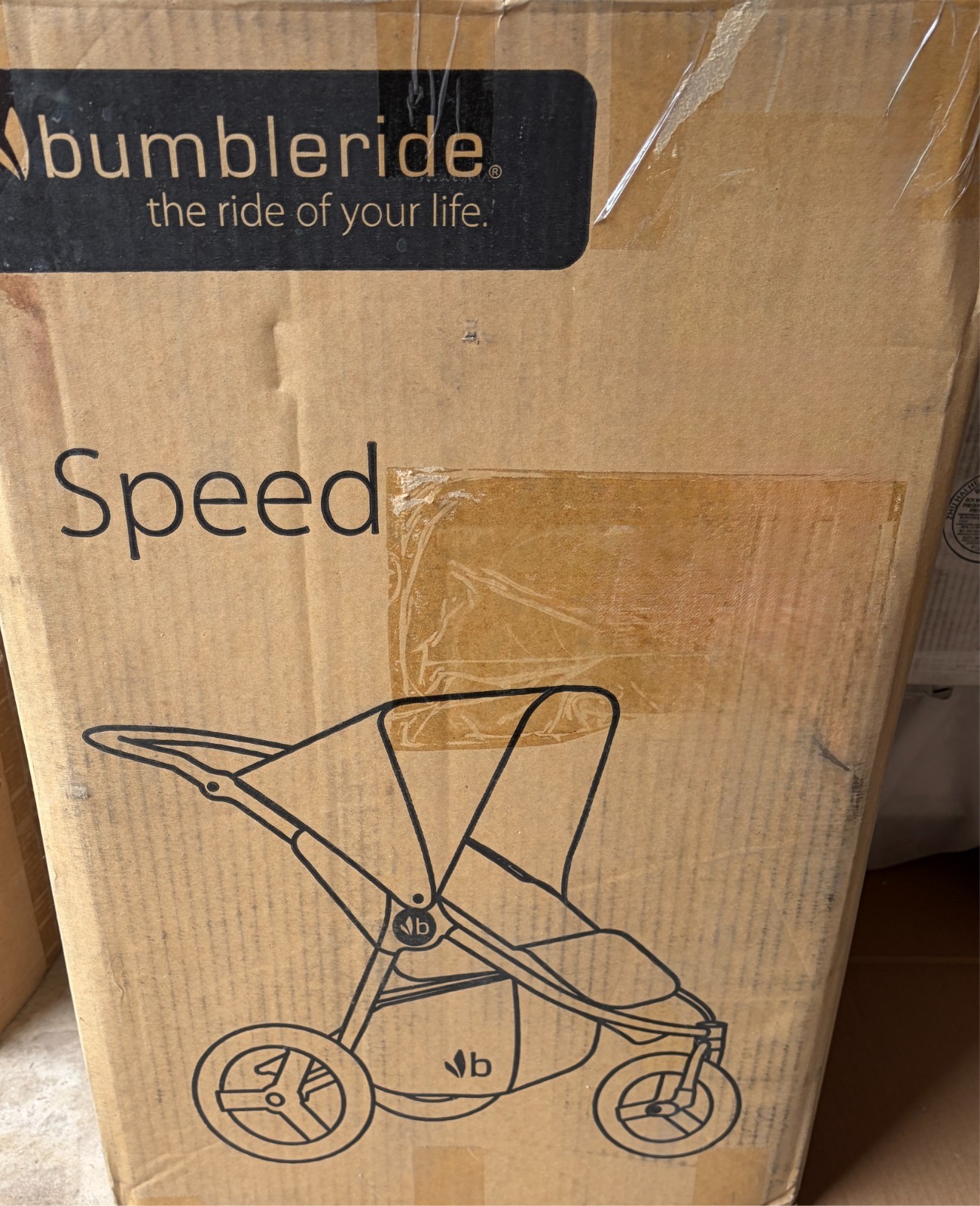 Bumbleride Speed Jogging Stroller Eco-Friendly Black SP-300BLK