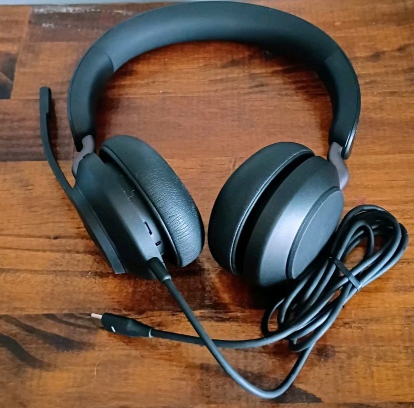 Jabra Evolve2 40 SE USB-C Wired Corded Headset HSC131 ✅ TESTED