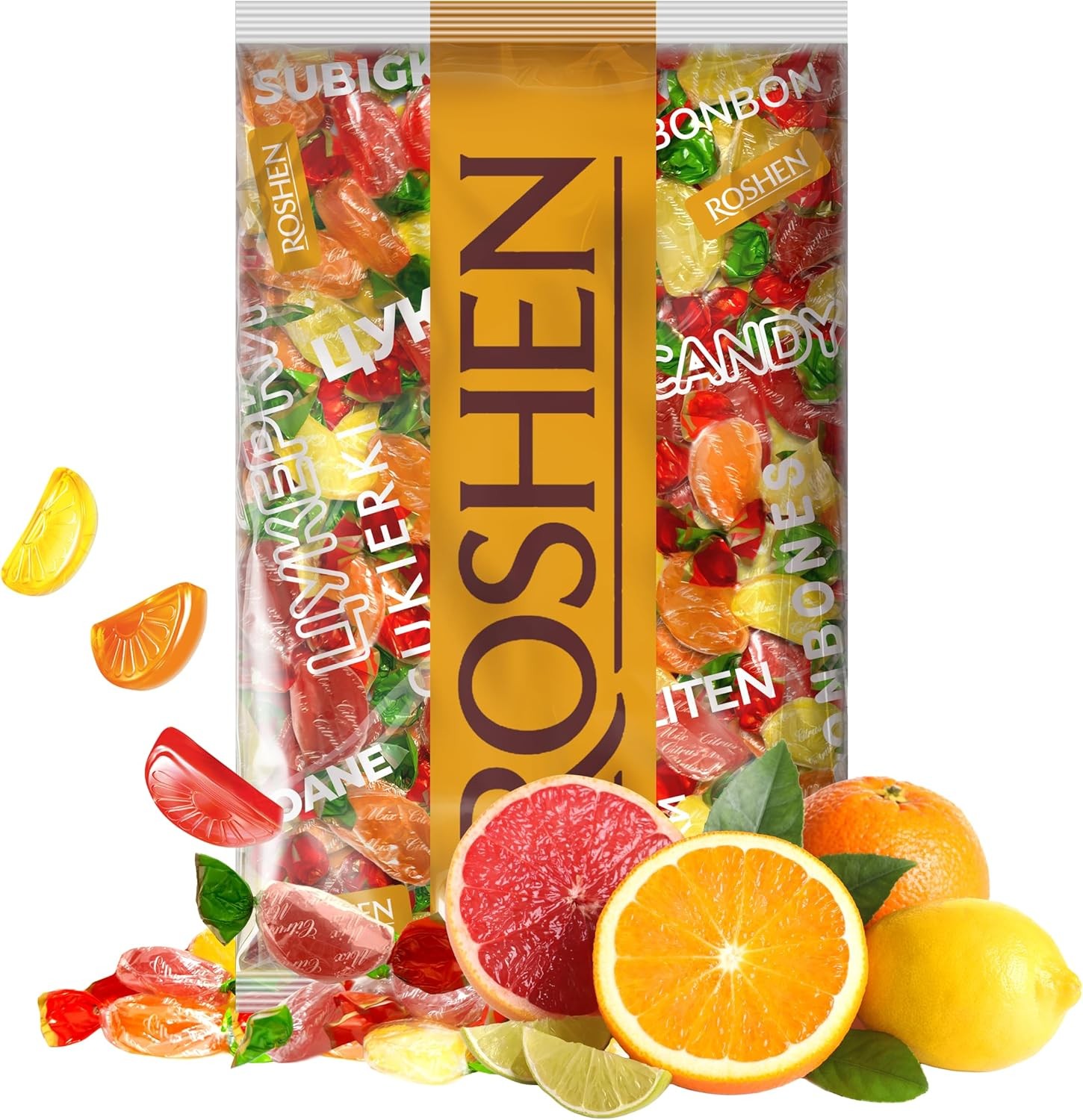 Citrus Mix Hard Candy – Assorted Fruit Flavors, Indivily