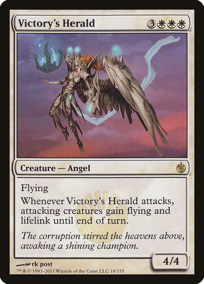 MTG Victory's Herald  - Mirrodin Besieged #018