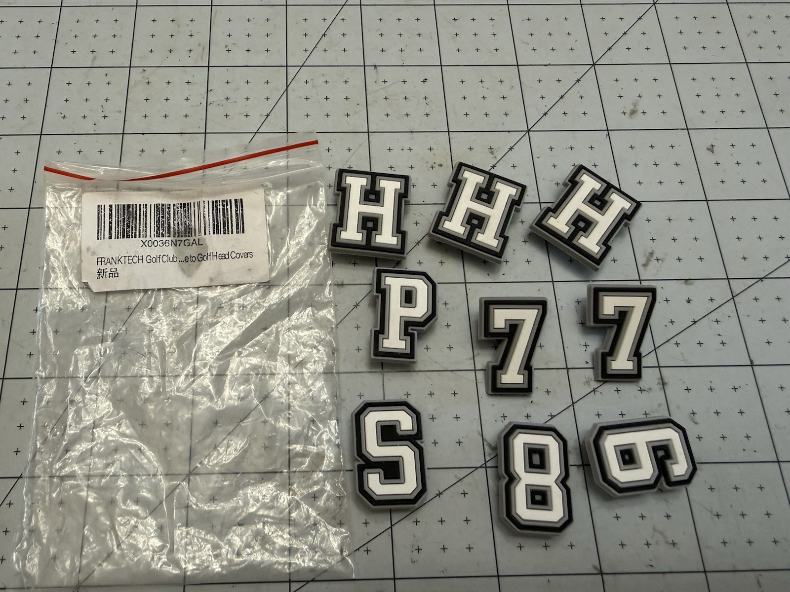 FRANKTECH Golf Head NUMBERS 9 COVER LETTER AND NUMBER