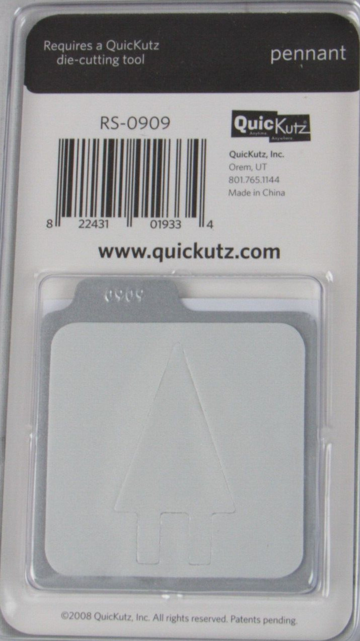 QuicKutz Pennant 2x2, 1 Cutting Die Set RS-0909