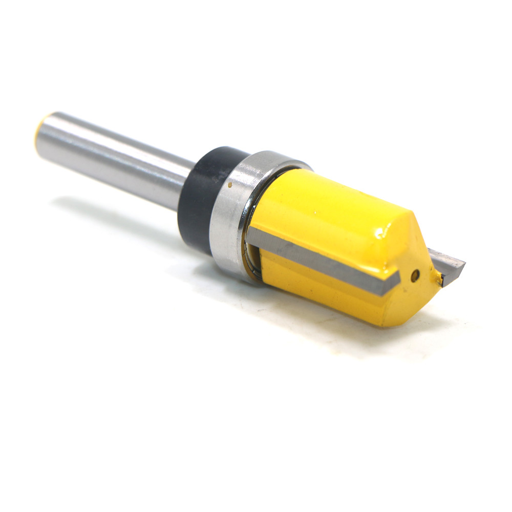 1Pcs 3/4" Diameter* length 1" Flush Trim Template Router Bit - 8mm Shank