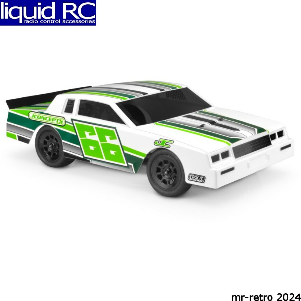 JConcepts 0422L 1987 Chevy Monte Carlo Street Stock 1:10 Clear Body Light Weig