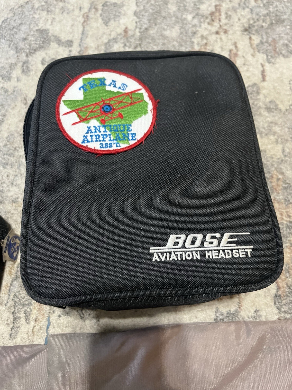 Bose Aviation Embroidered Headset Bag Lot (4) - Two Thicker Zip /Two Pull String