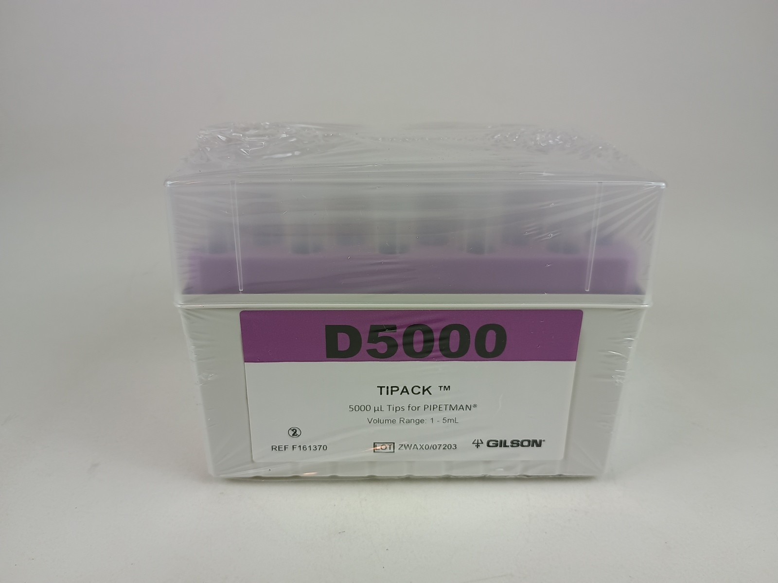 (50/Pk) GILSON 1 - 5mL Pipetman Diamond Pipette Tips - D5000 TIPACK Refill