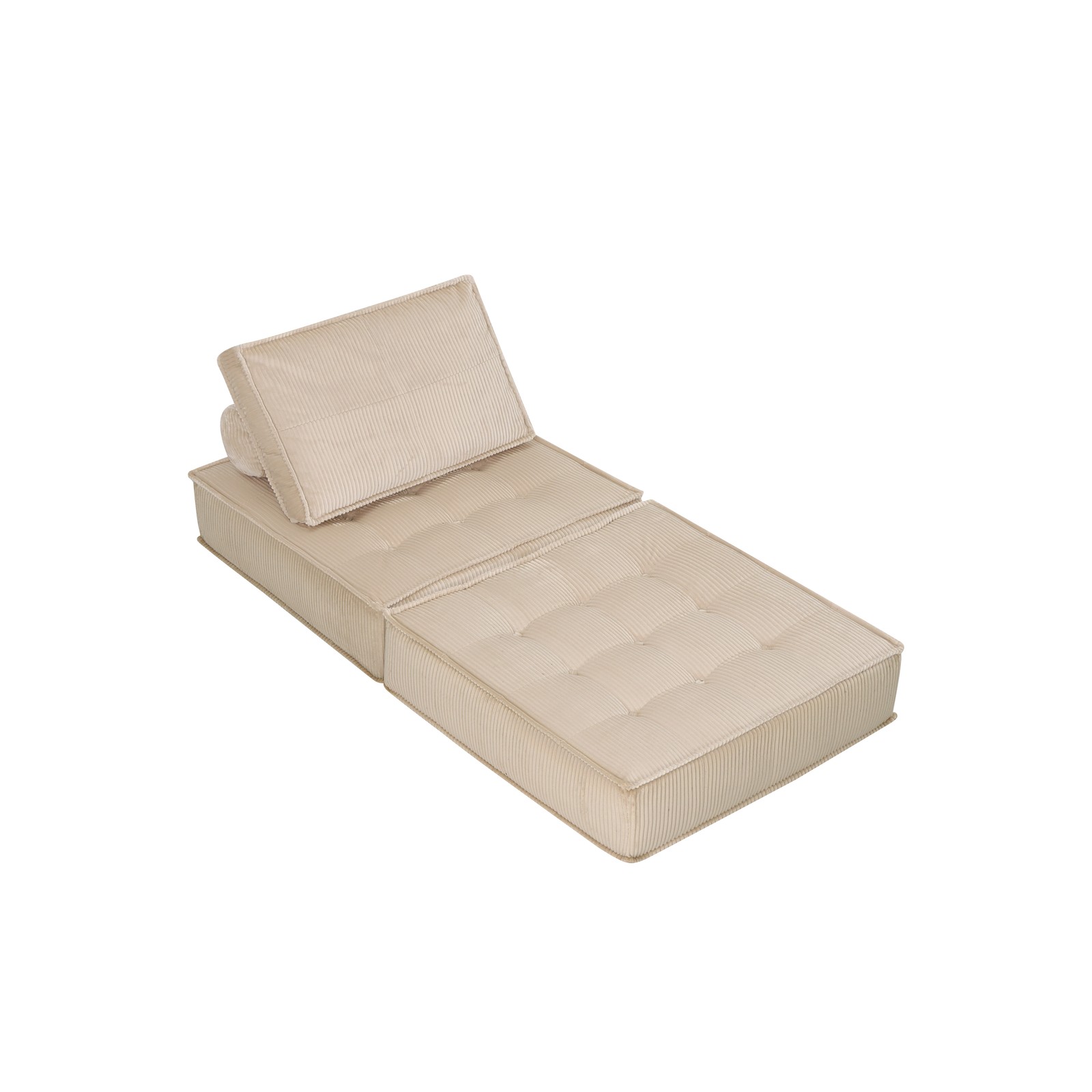 66.9 inch modular sofa, single seater, double-layer multi-combination, skin-frie