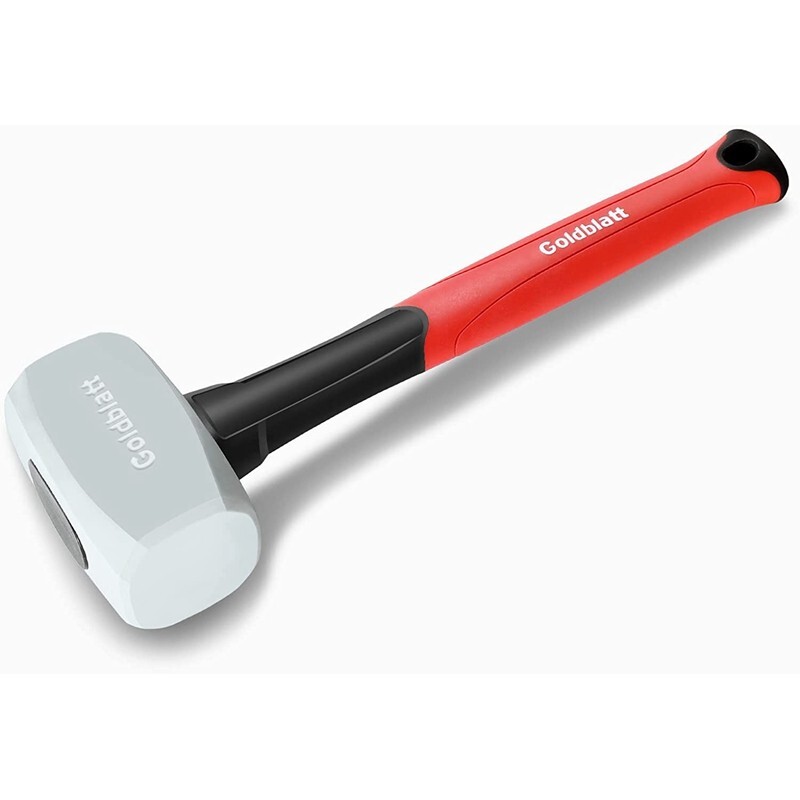 Goldblatt Rubber Mallet 16 oz with Solid Head & Soft-grip Handle Metal