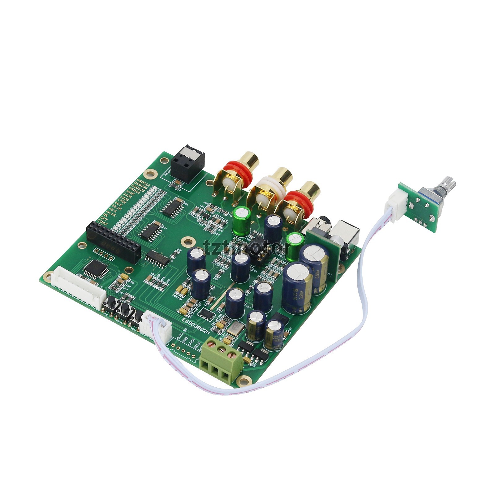 Sky Song ES9038Q2M DAC Board Decoder Board+Gold-plated RCA without USB Interface
