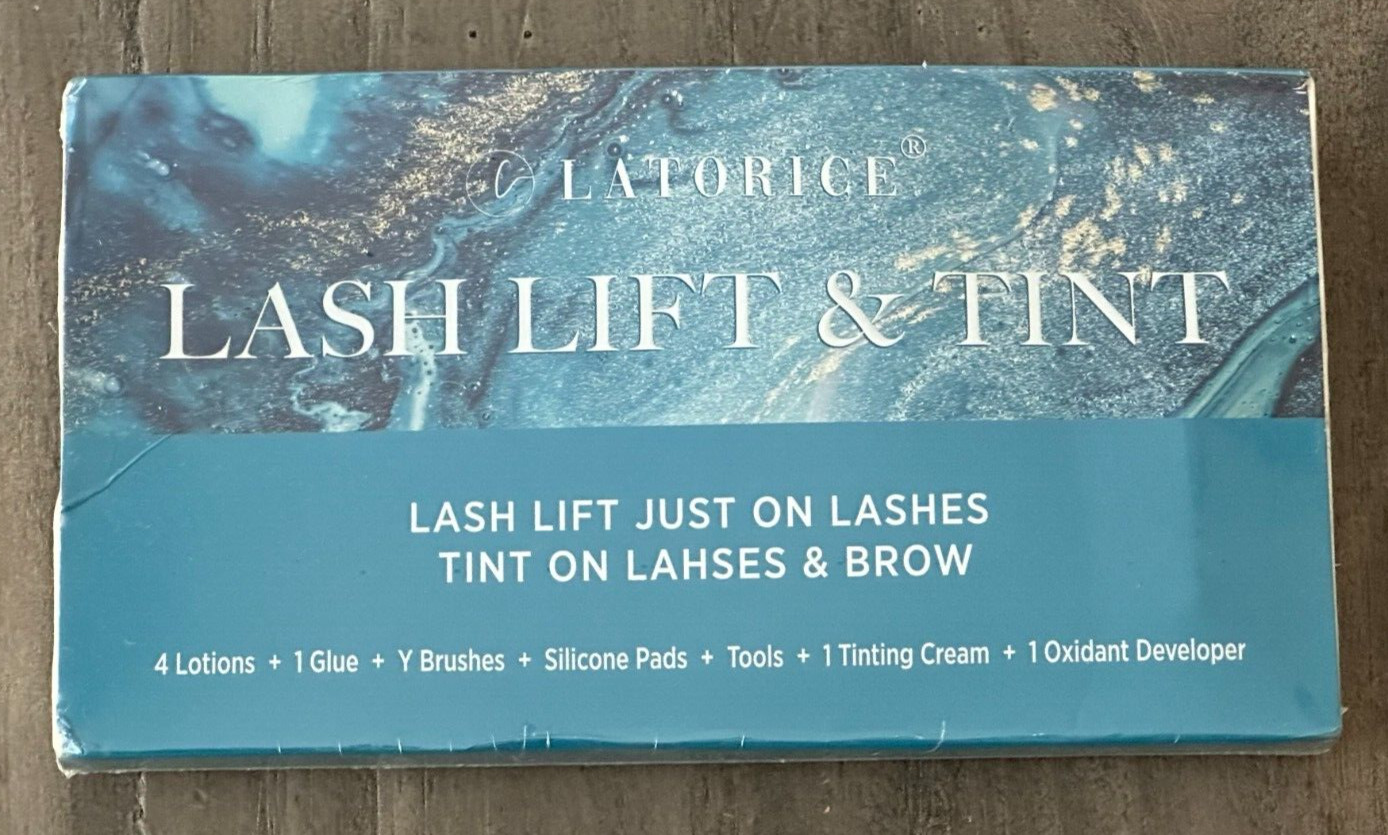 Latorice Lash Lift & Tint On Lashes & Brow Eyelash Eyebrow Curling Set