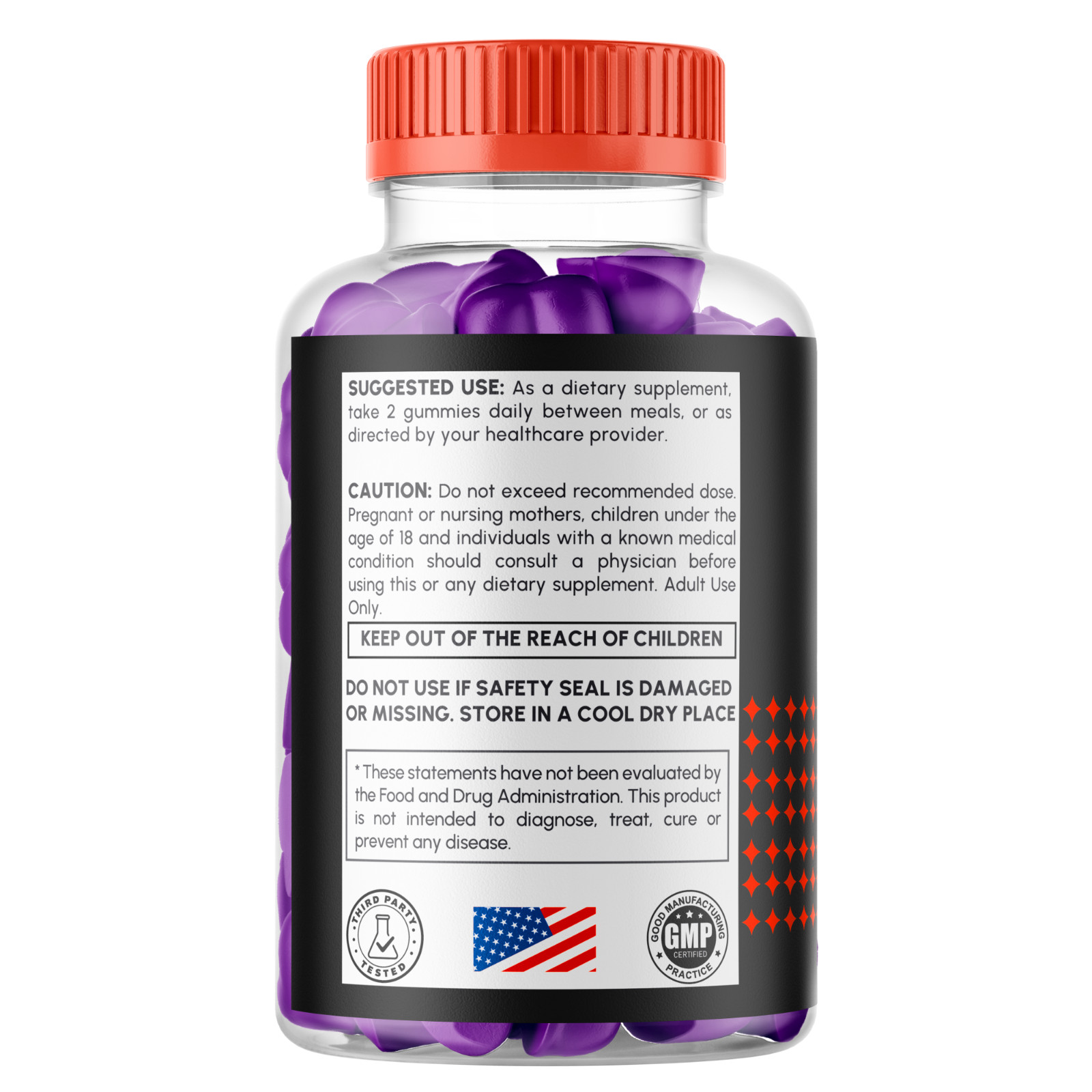 (3 Pack) Erexcel Gummies For Men, Advanced Performance Supplement 180 Gummies