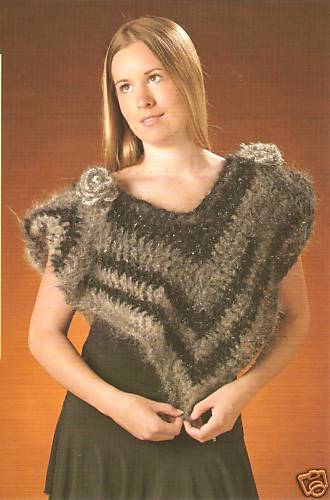 GLITZY Capelet/Apparel/Crochet Pattern INSTRUCTIONS ONLY