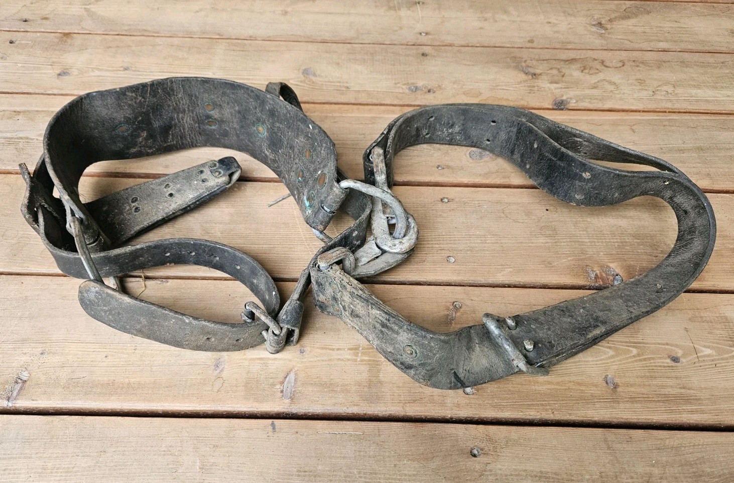 Vtg BUCKINGHAM Climbing Lineman Belt Date 10- 1951 Model #420 See Description