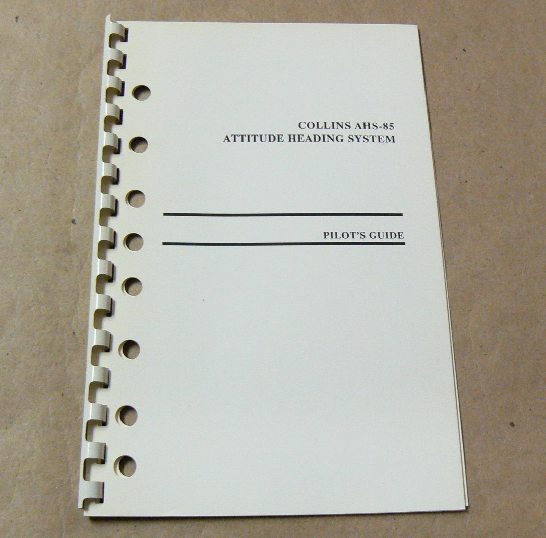 Collins AHS-85 Attitude Heading System Pilot's Guide