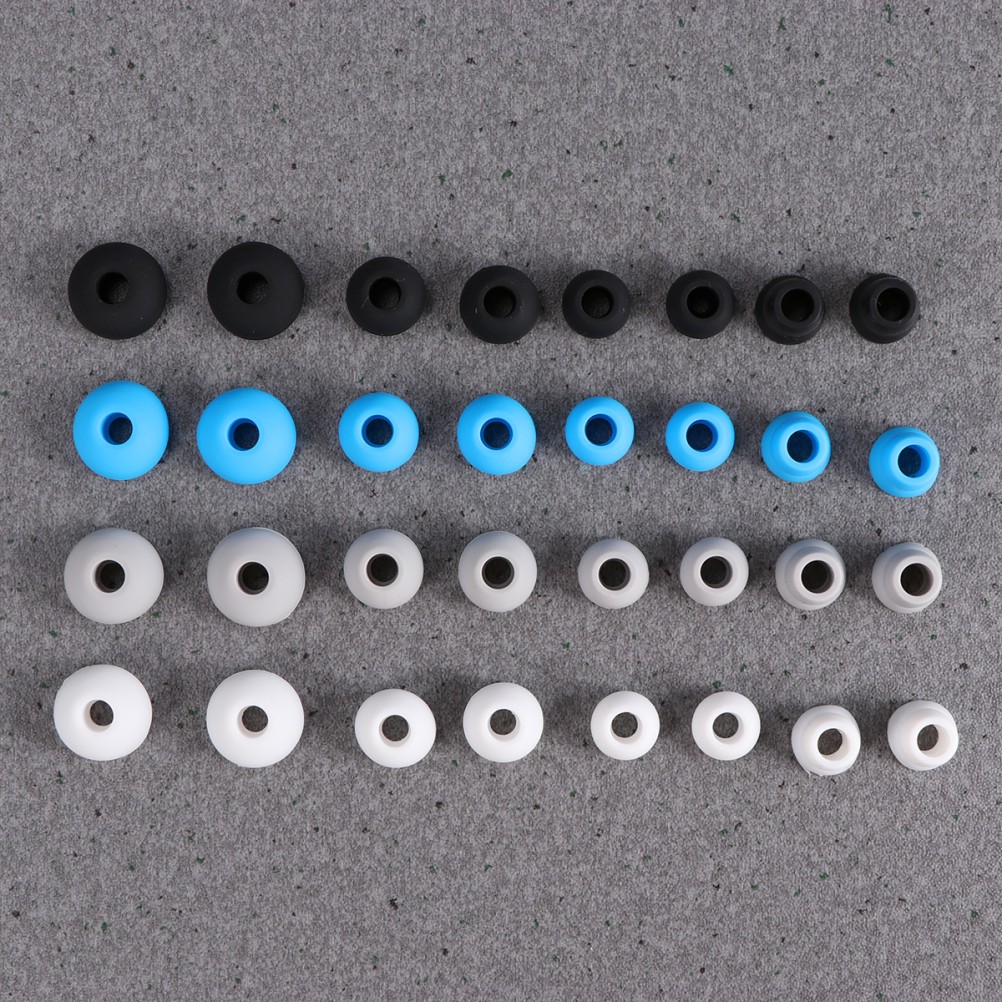 32Pcs Reusable Silicone Earphone Covers Assorted Colors for Headphone Earbuds