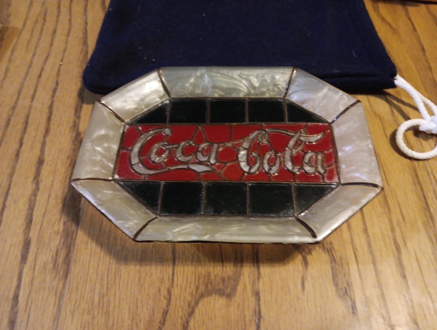 Flux Stain Glass Coca-Cola Soap Dish