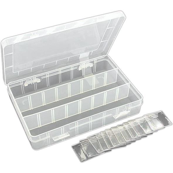 Jewelers Bead Storage Box Craft Organizer Container 7 7/8" x 5 1/4"