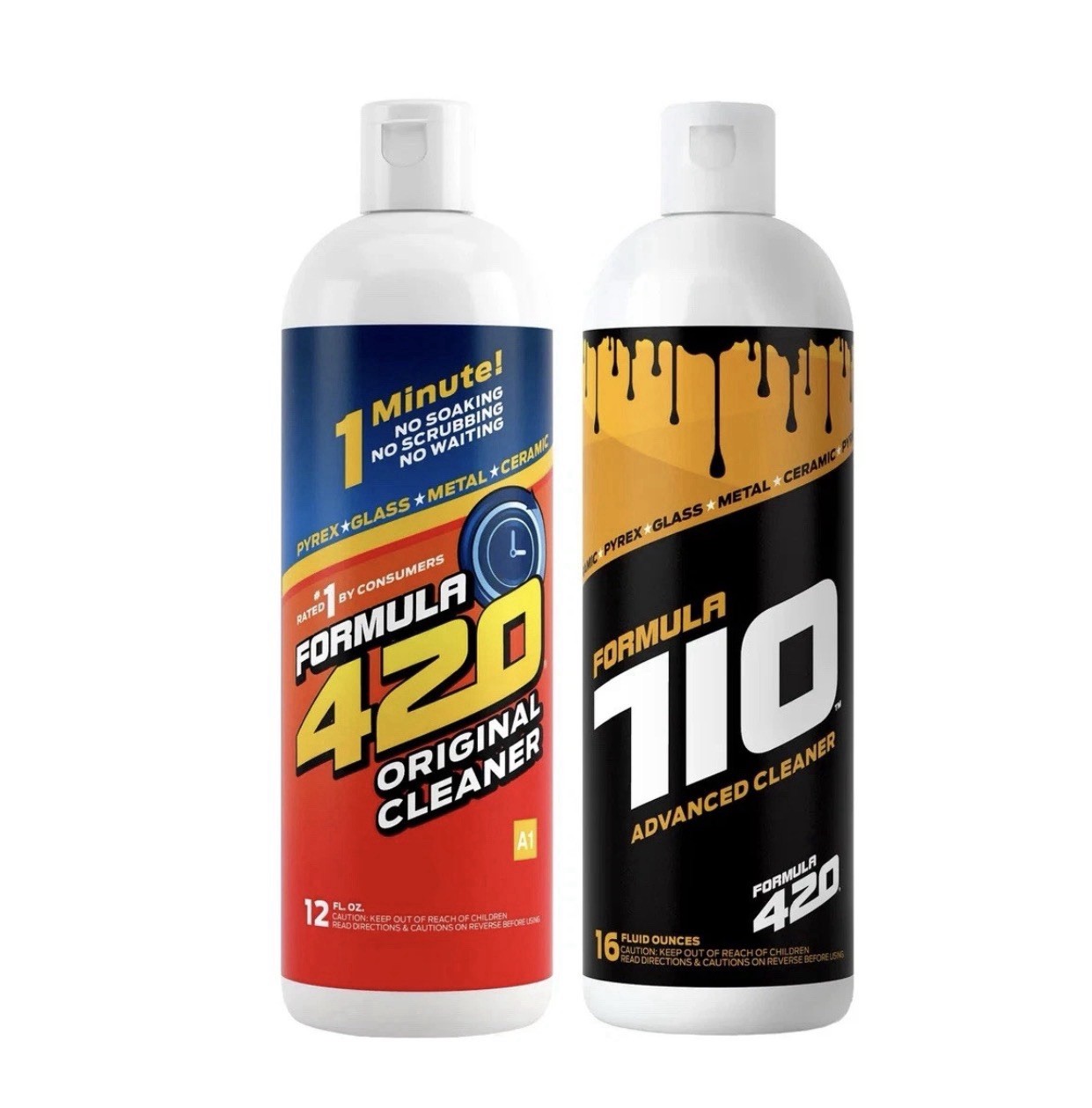 Formula 420 - 710 Cleaner Combo Pack – Glass Metal Ceramic Cleaning Solution Set