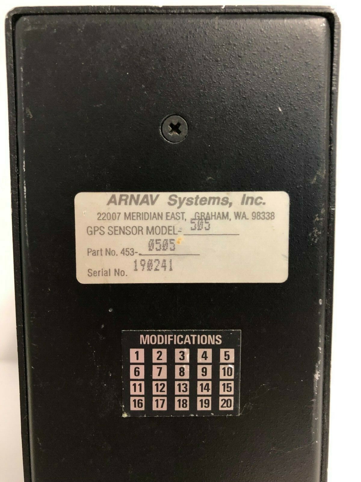 ARNAV GPS SENSOR P/N 453-0505