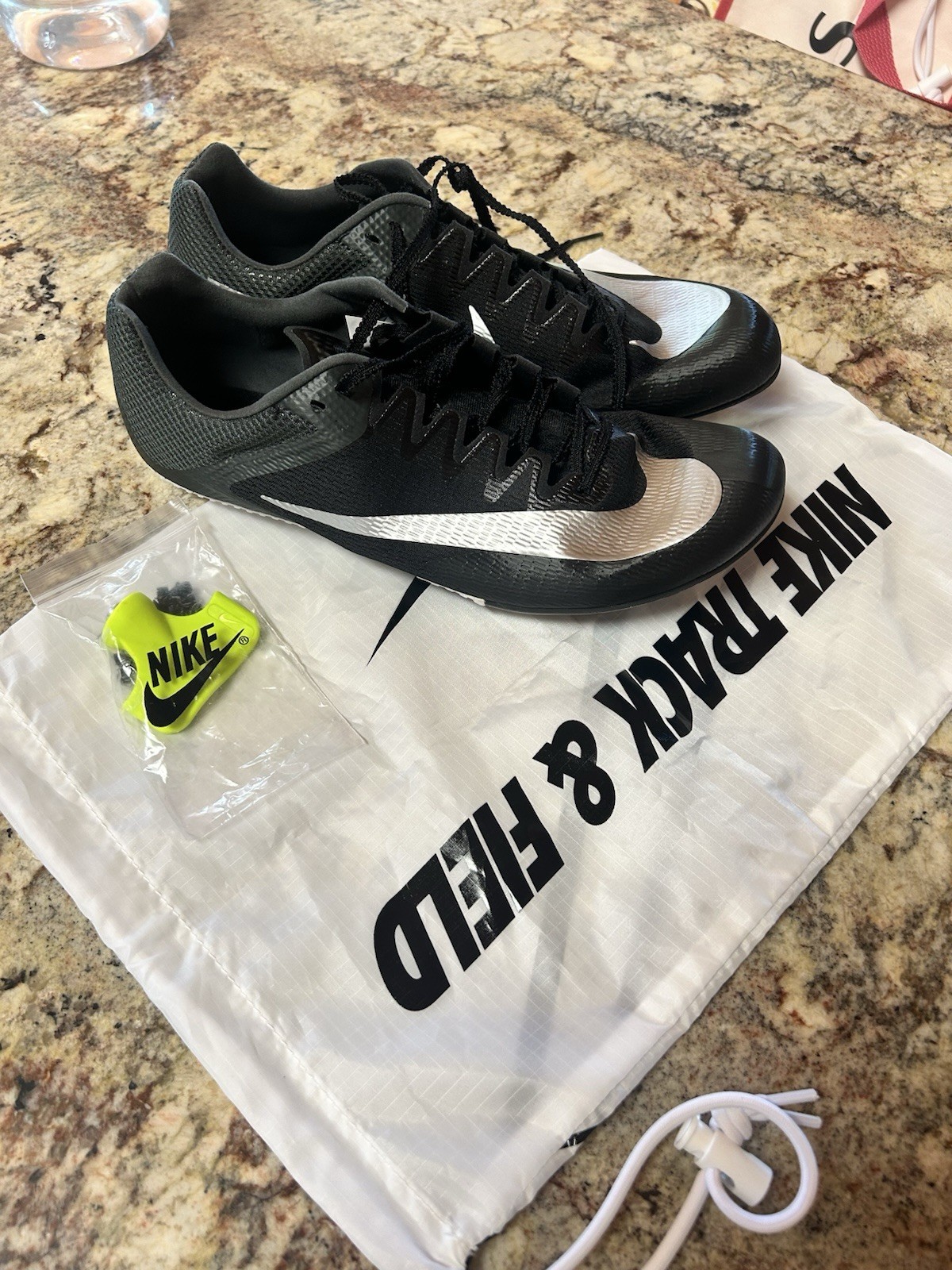 NWT Nike Rival Sprint Running Track & Field Sneakers Men 11 Cleats, Tool & Bag