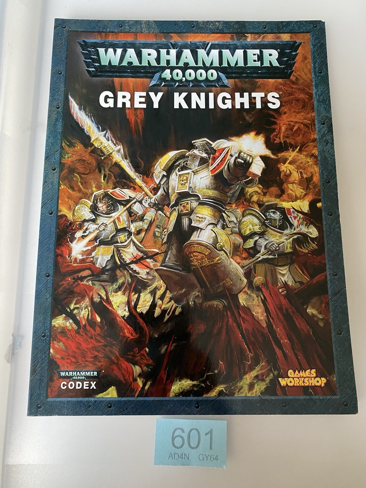 40k Grey Knights 5th Ed Codex, Softcover OOP Book, Good Condition