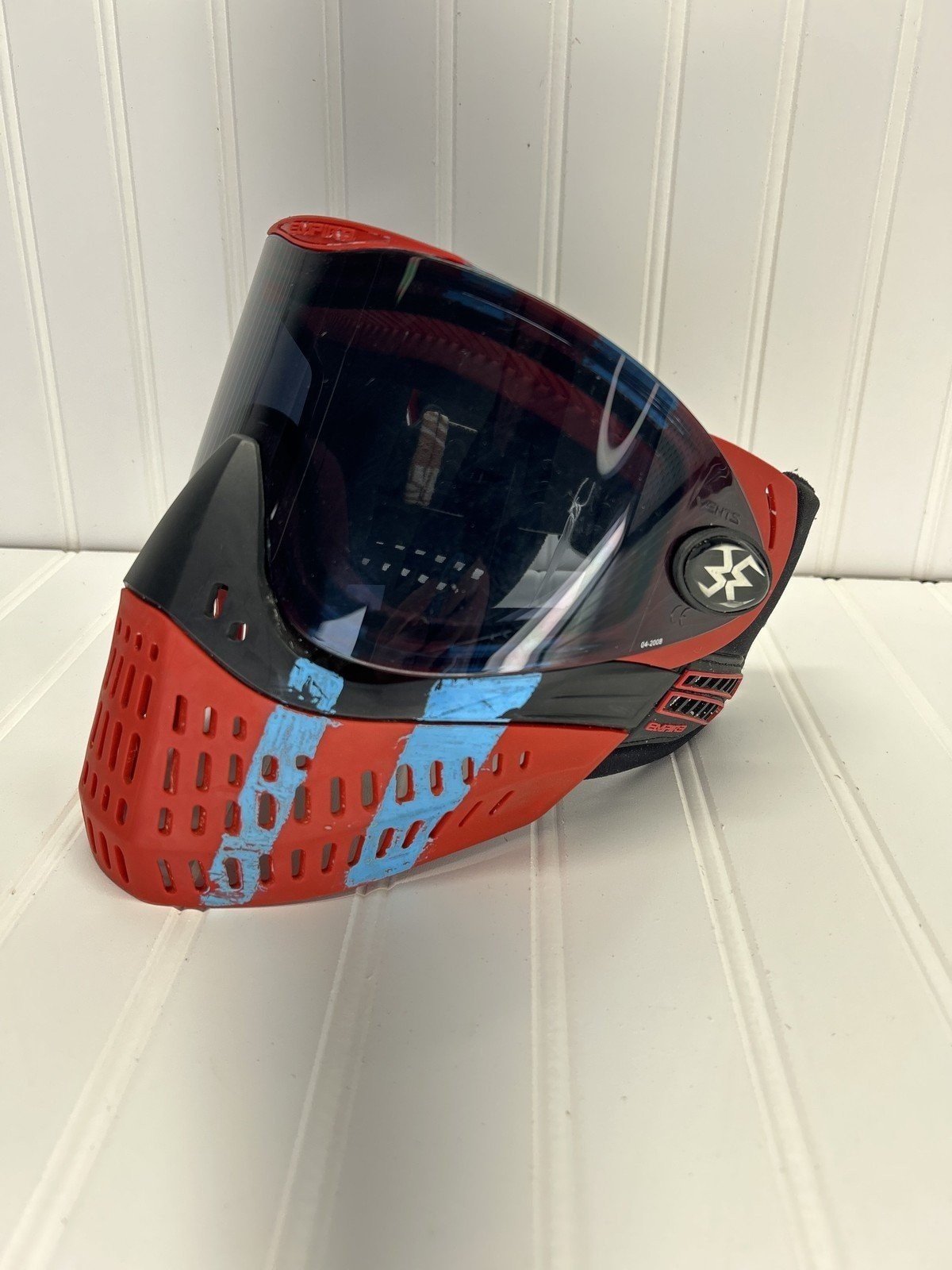 Used Empire Vents Paintball Goggle/Mask - Red w/ Stripes
