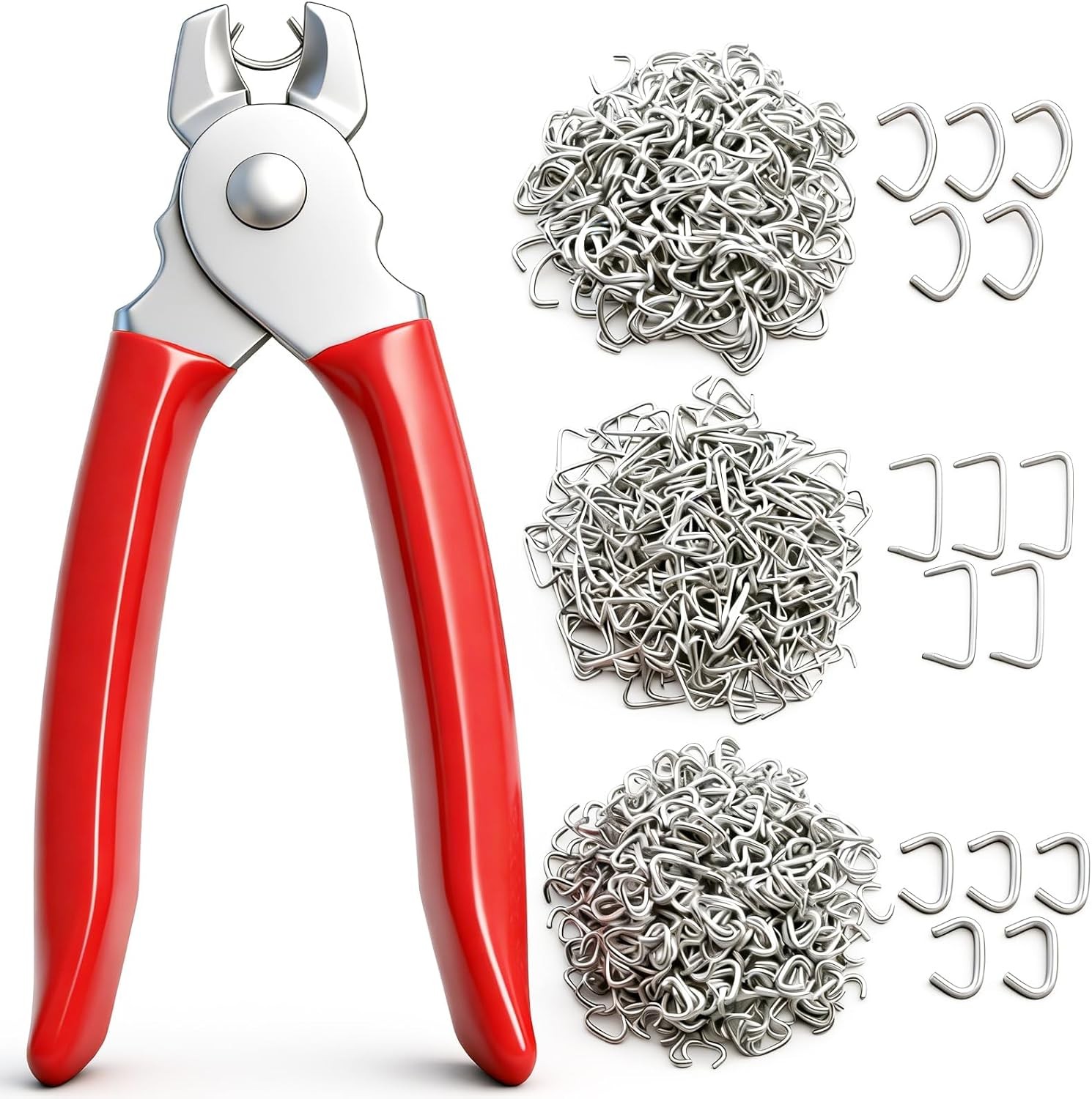 Hog Ring Pliers Set - Upholstery Installation Kit car Seat Cover Heater Cooler