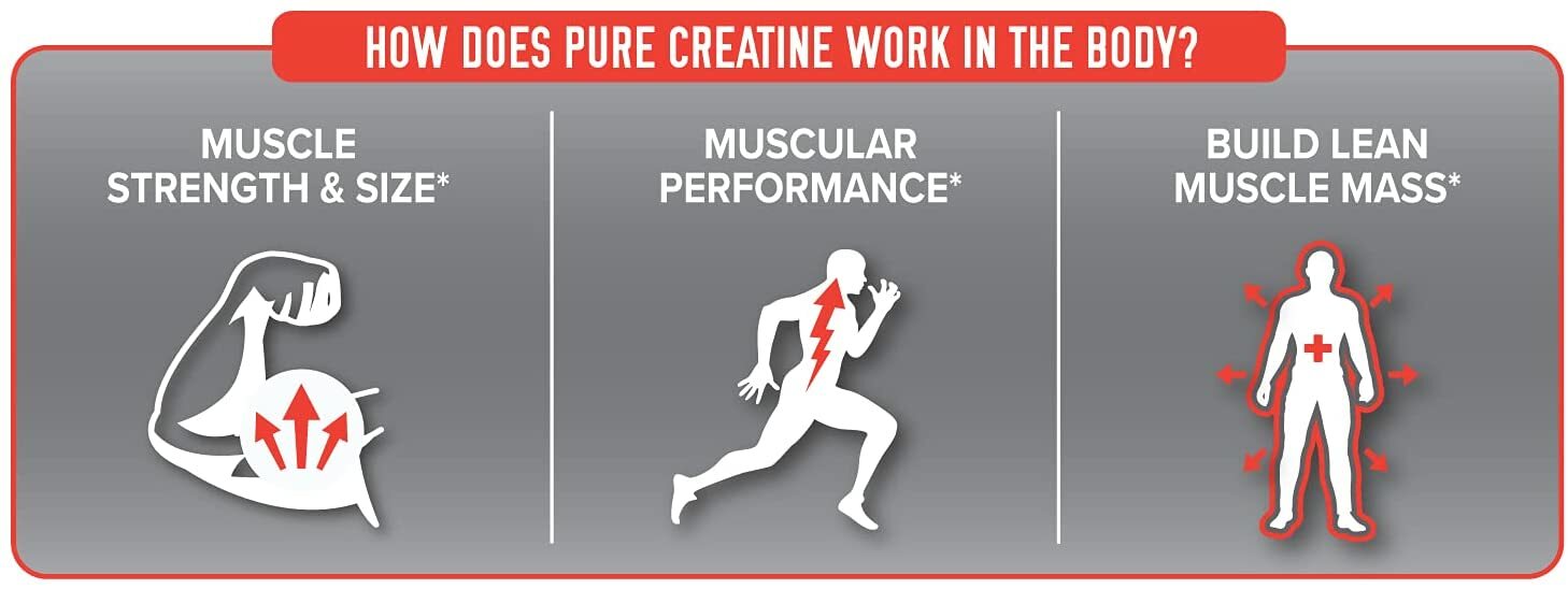 Finaflex PURE CREATINE Monohydrate Powder No Fillers 300 Grams - 60 Servings