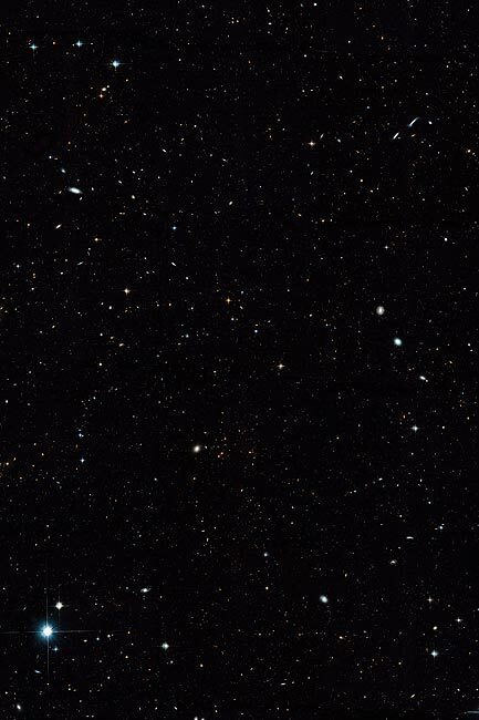 HUBBLE SPACE TELESCOPE DISTANT GALAXIES 12x18 GLOSSY PHOTO PRINT