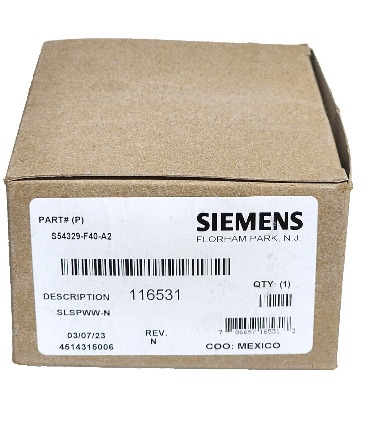 SIEMENS SLSPWW-N - Speaker Wall Mount White