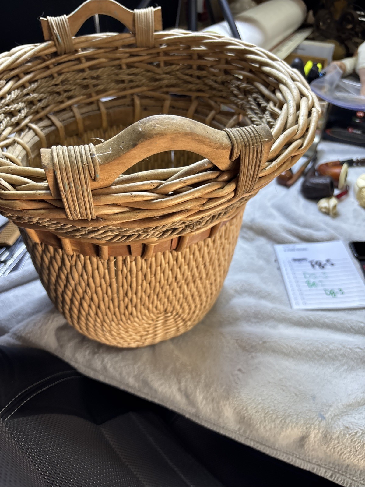 Hand Wooven Rice Basket