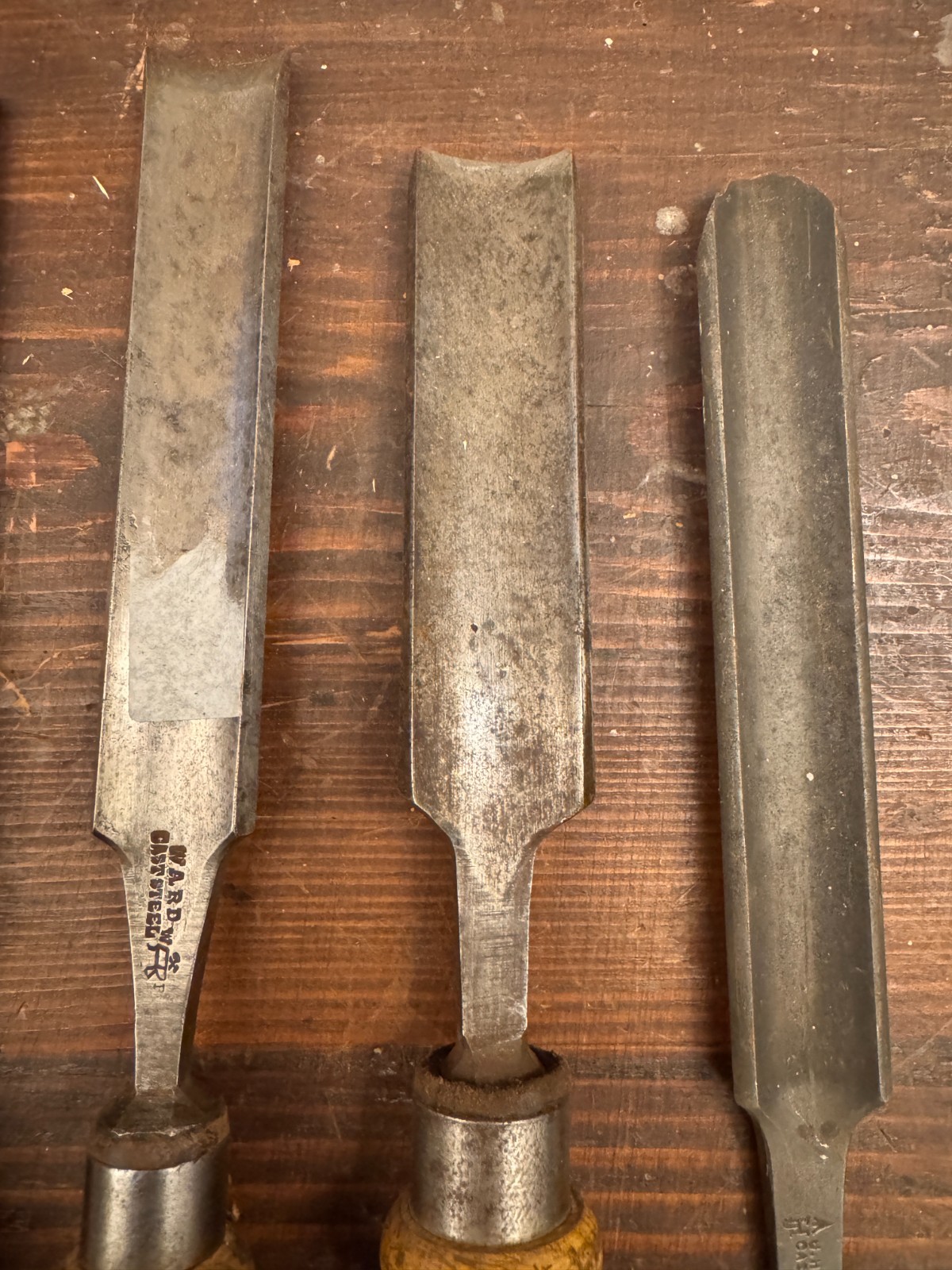 British Paring Gouges Chisels British Woodwork Tools