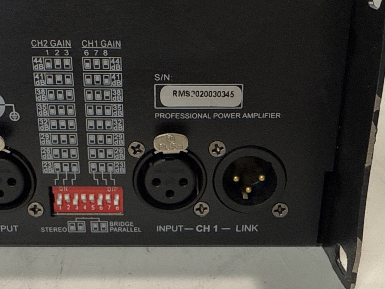 RMS DM60 Professional Power Amplifier