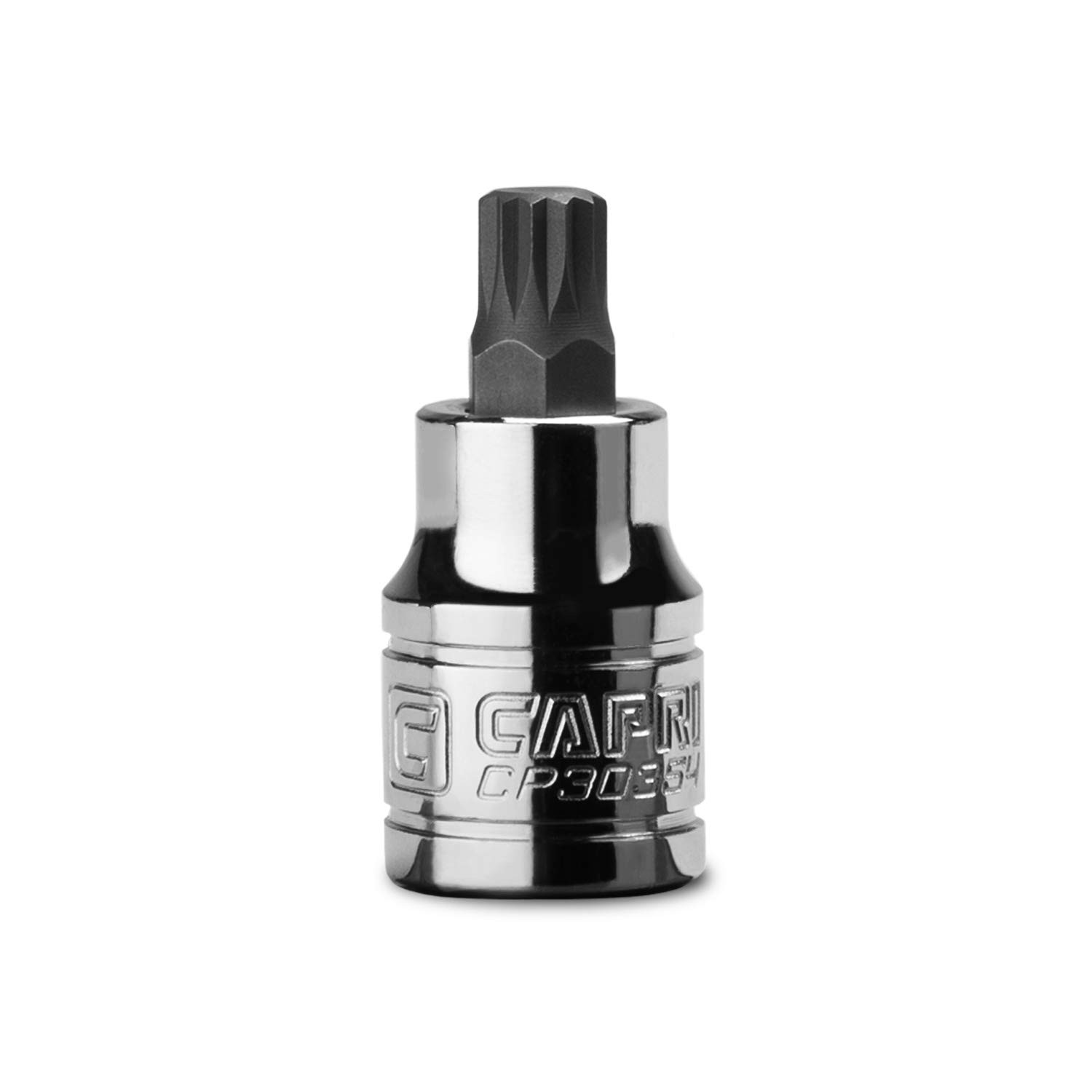 Capri Tools 8 mm M8 Stubby XZN Triple Square Bit Socket, 8mm (M8)