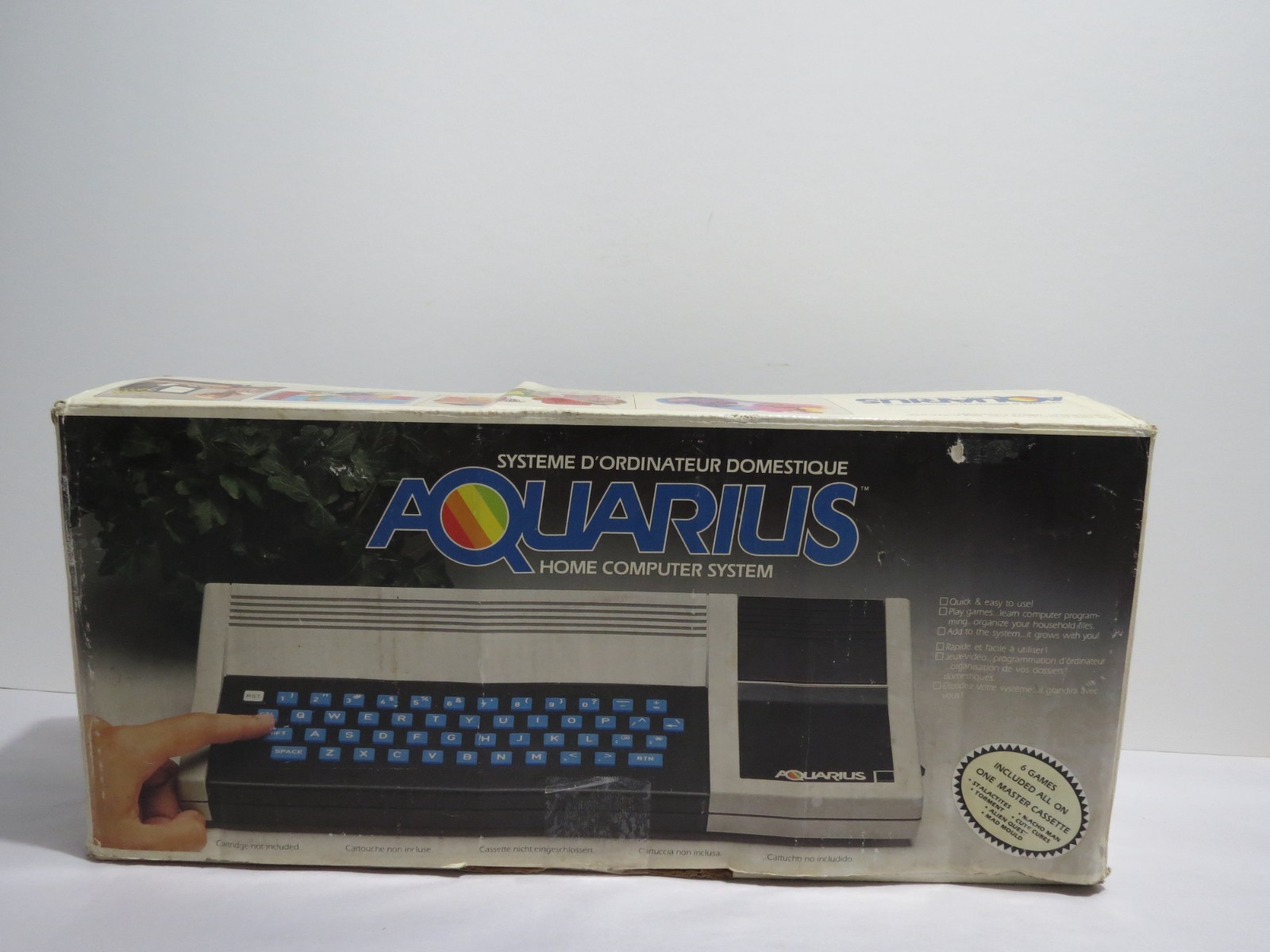 Aquarius Computer System 1982 Mattel Game Vintage New Open Box