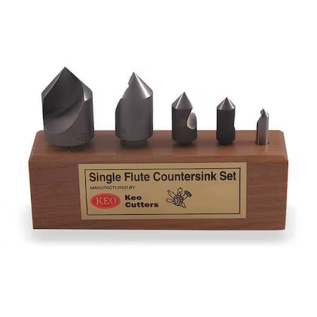 Keo 919-000-043 Countersink Set, 120 , 5