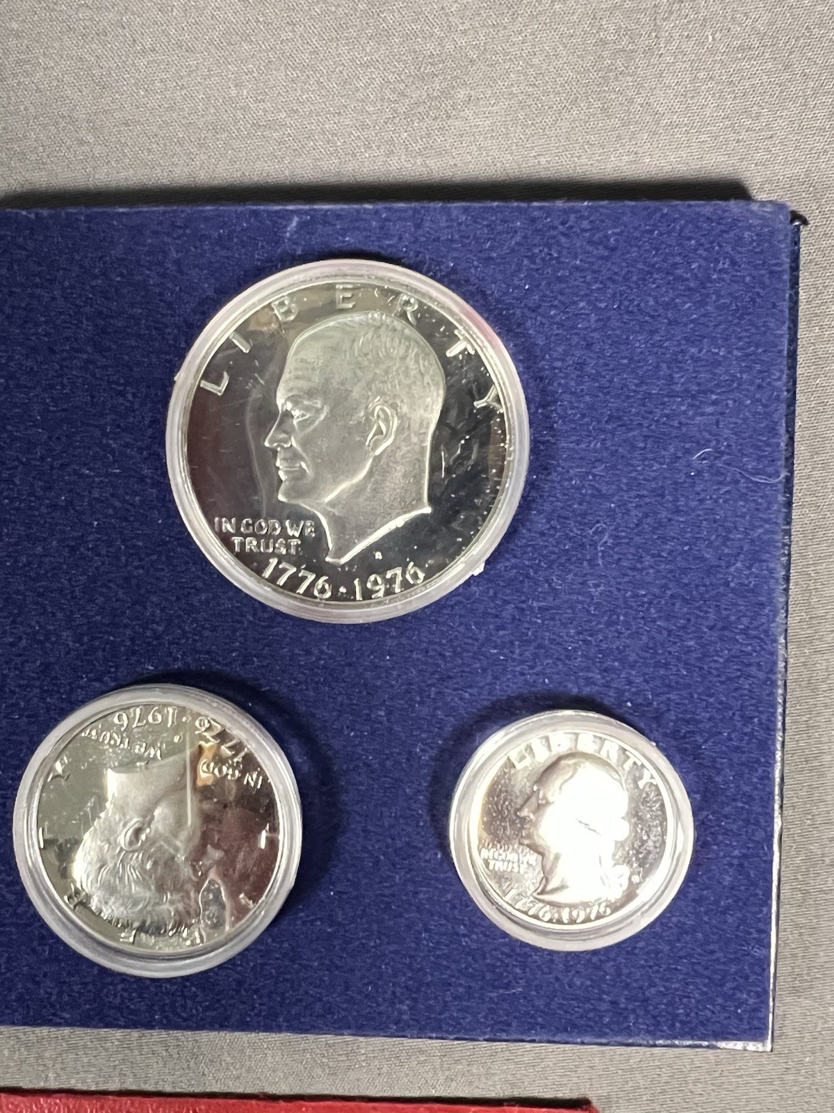 1976 Bicentennial Silver Proof Set + Silver Uncirculated Set US Mint 40% 6 Coins