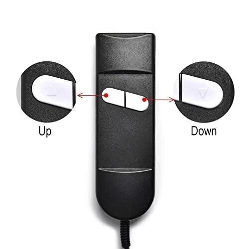 Lift Chair Remote Replacement 5 Pin 2 Button 90 Degree Power Recliner Remote ...