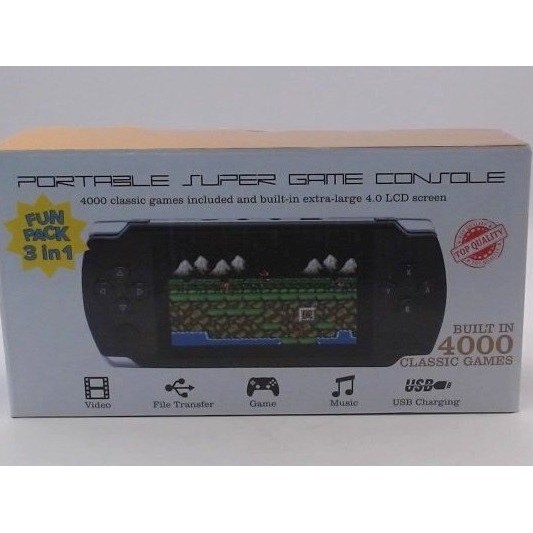 Portable Super Game Console - 4000 Classic Games, BRAND NEW IN BOX
