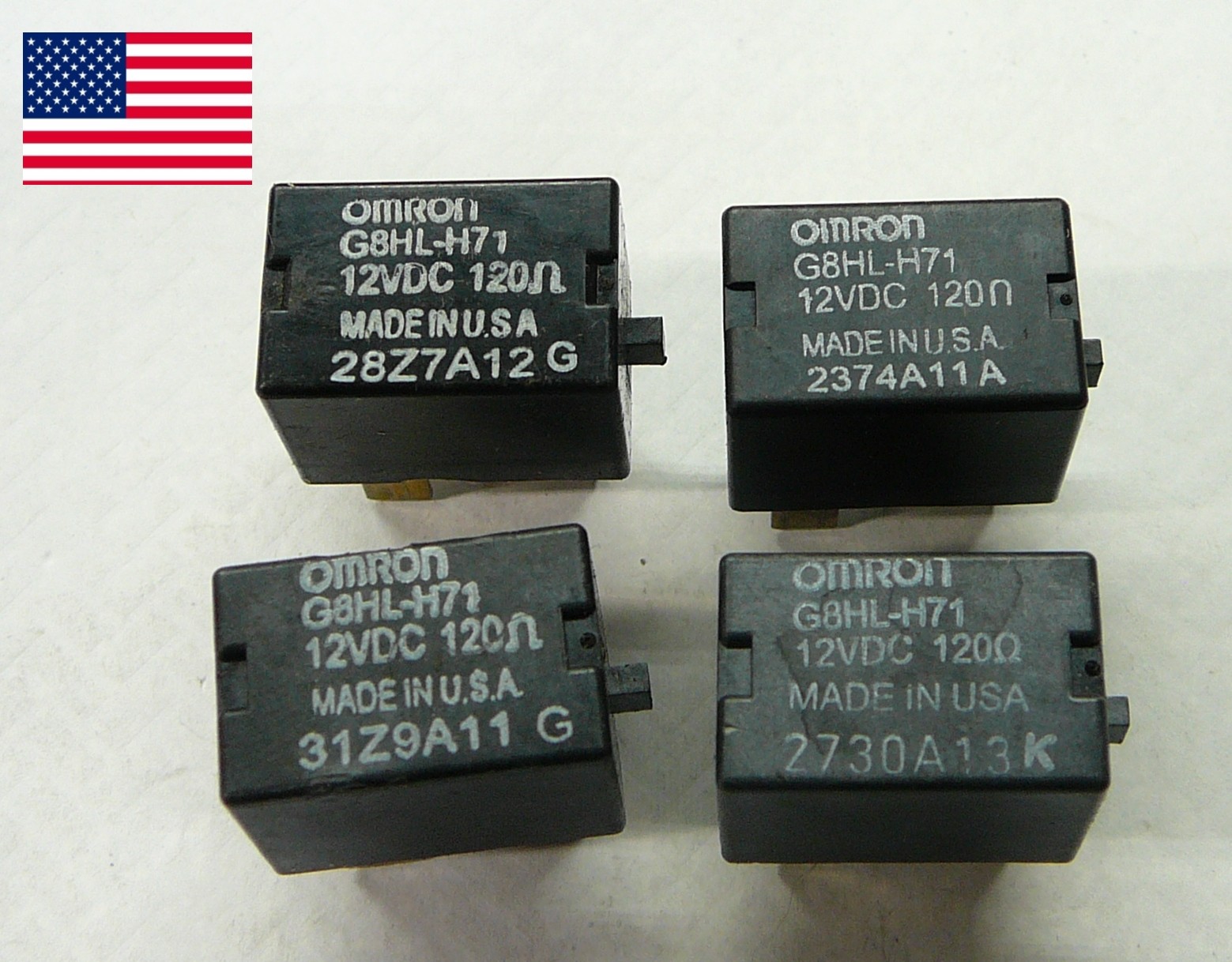 USA SELLER G8HL-H71  HONDA OMRON RELAY 4 PC SET 1 YEAR WARRANTY H2