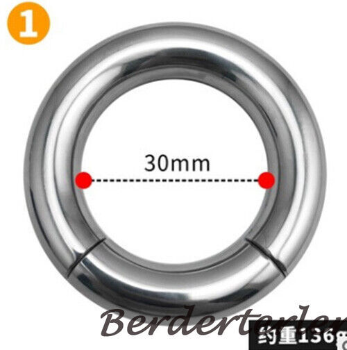 Magnetic Ball Stretcher Scrotum Penis Rings Weight Heavy Duty Stainless Steel