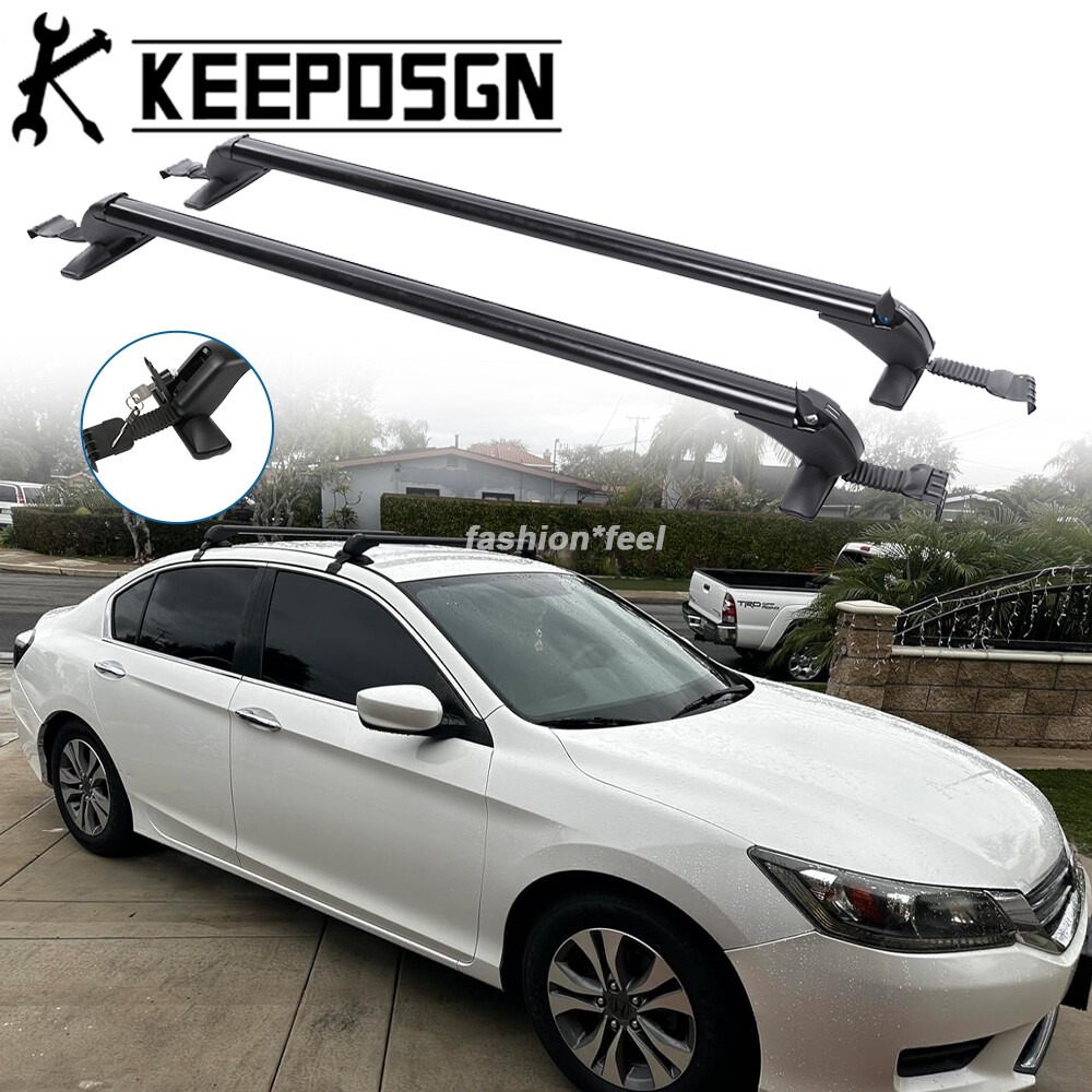for Honda Accord 43.3'' Car Top Roof Racks Cross Bars Cargo Carrier Luggage Lock