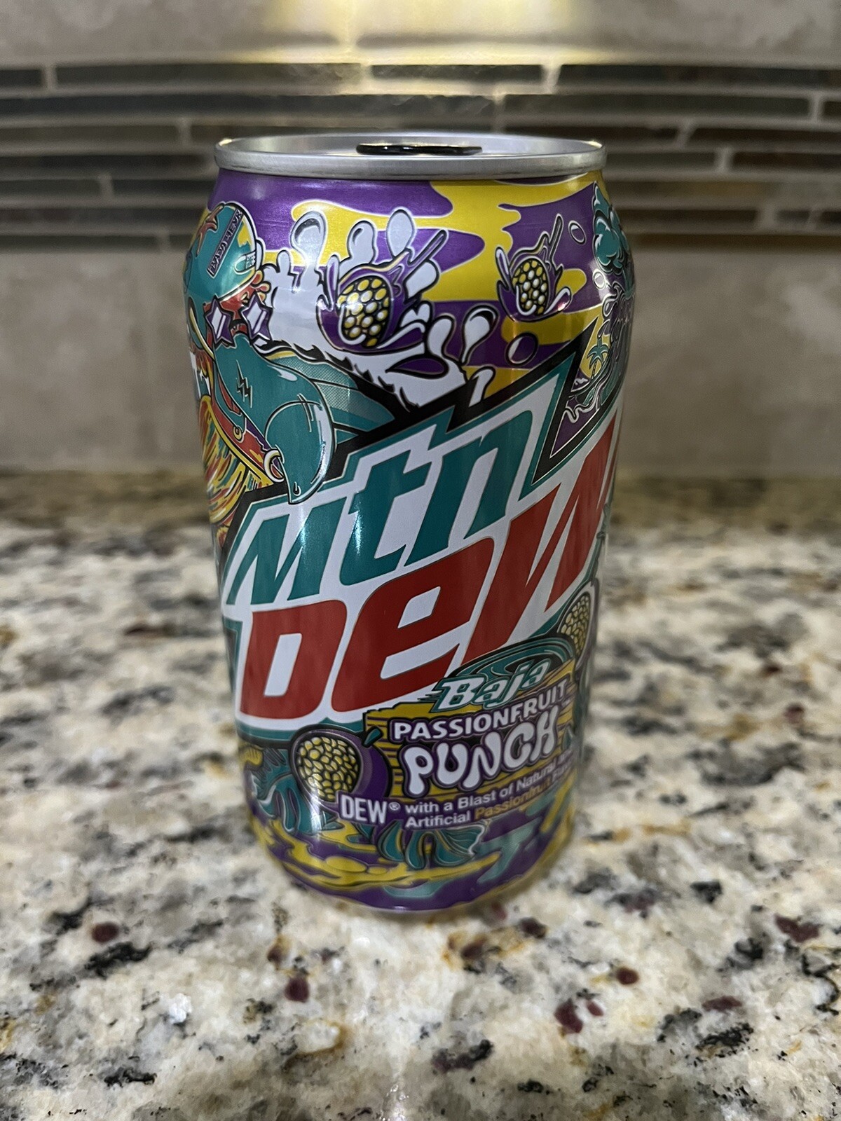 2023 Mountain Mtn Dew Baja PASSIONFRUIT PUNCH SINGLE CAN 12 oz