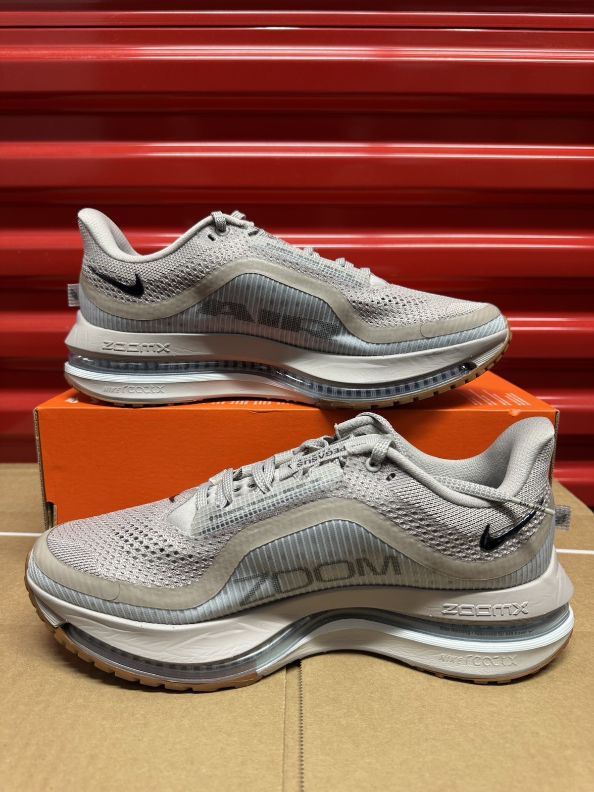 Men’s Size 9.5 - Nike Air Zoom Pegasus Premium College Grey Gum HQ2592-010